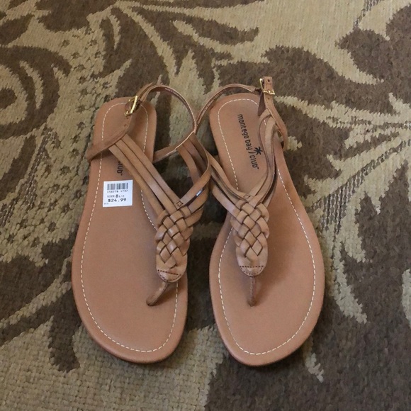 Montego Bay Club Shoes - Tan sandals 8.5